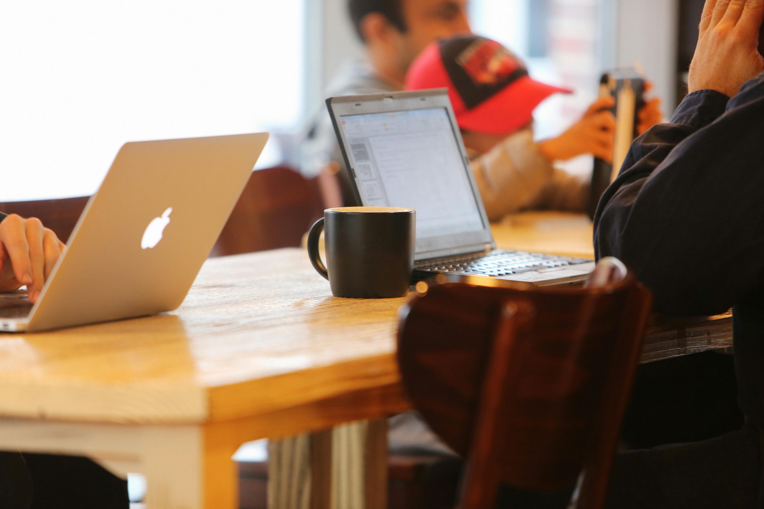 people using productivity software for small business